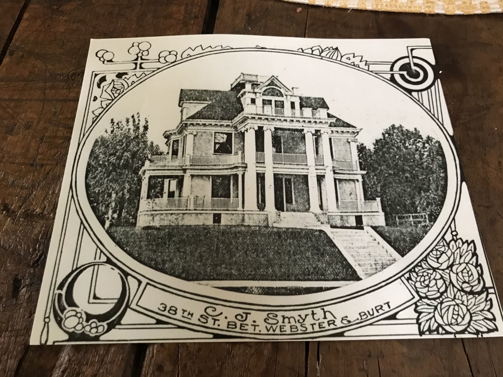 A picture of the original house